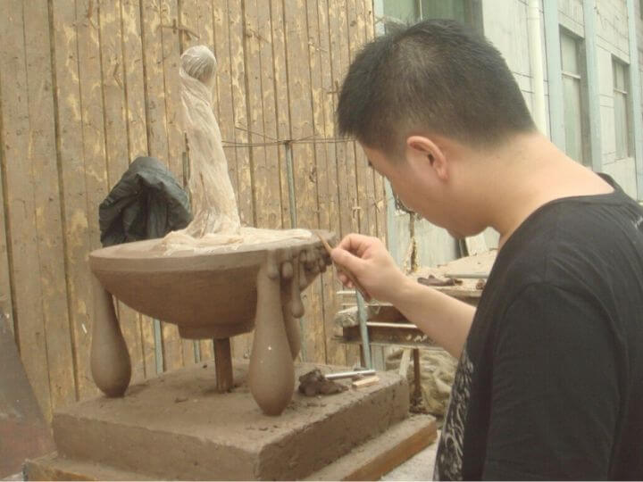 鏡面不銹鋼雕塑_水滴雕塑泥塑設計圖