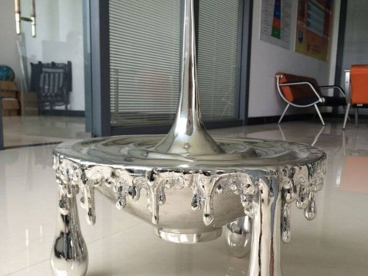 鏡面不銹鋼雕塑_水滴雕塑